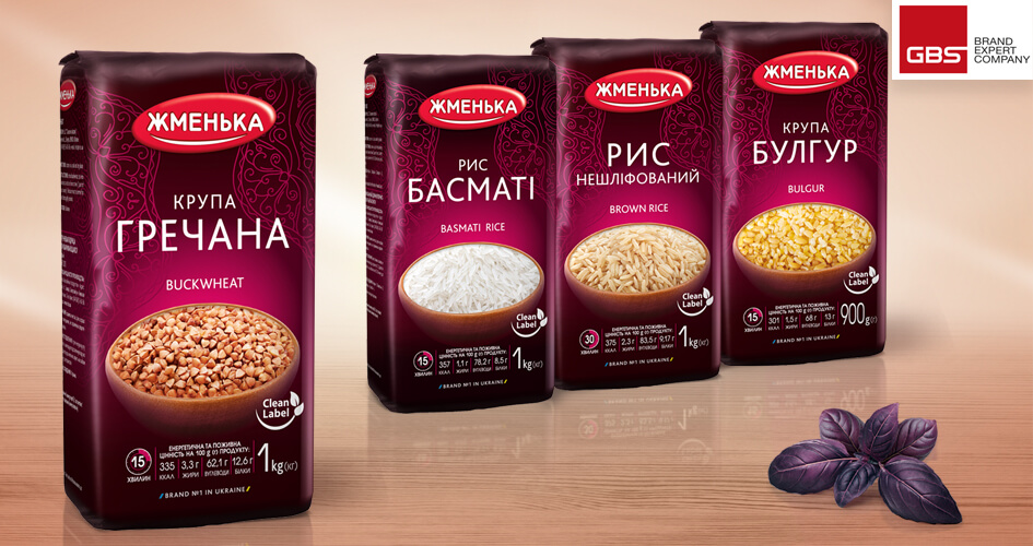 Development of the design concept for the packaging of cereals for TM Zhmenka from GBS Brand Expert Company